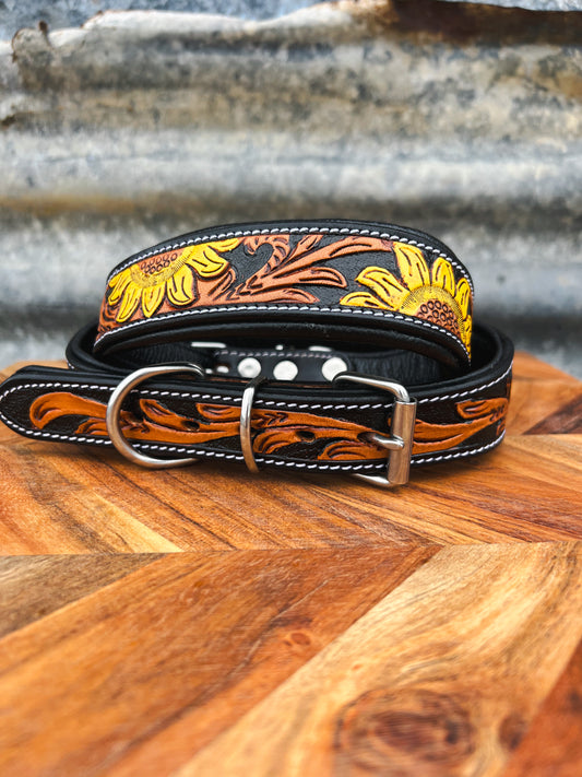 Hayzel tooled leather collar